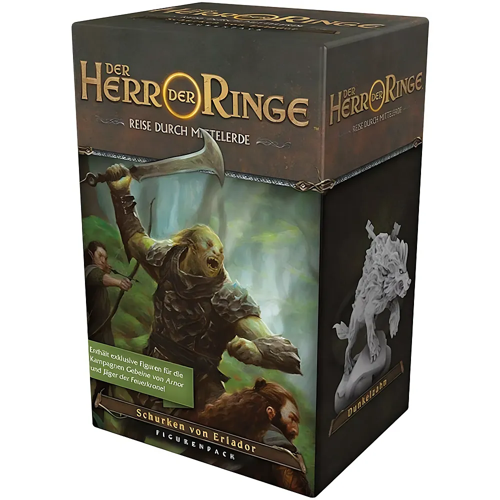 meinspielzeug - Fantasy Flight Games Der Herr der Ringe: Reise durch Mittelerde - Schurken von Eriador, Erweiterung