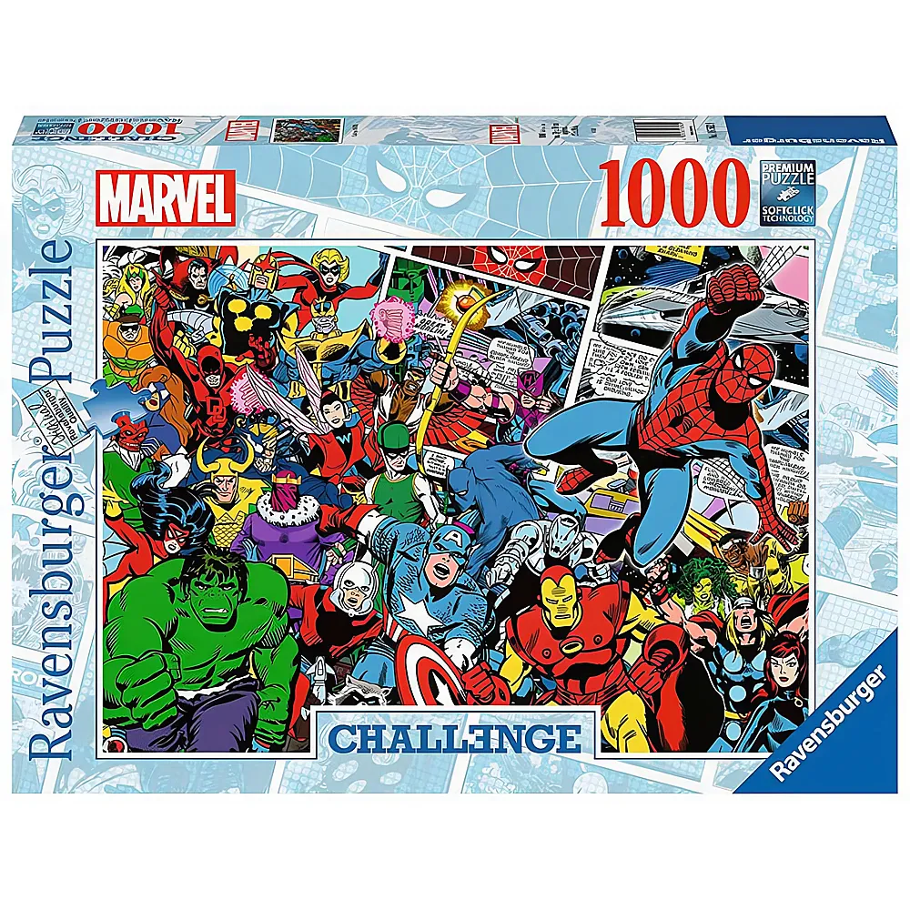 Ravensburger Puzzle Avengers Challenge Marvel 1000Teile
