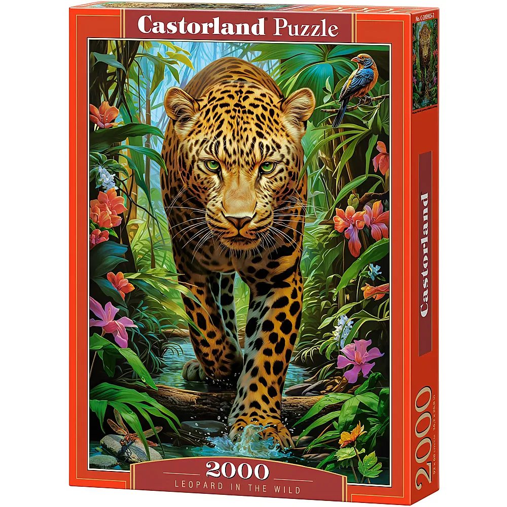 Castorland Puzzle Leopard in der Wildnis 2000Teile