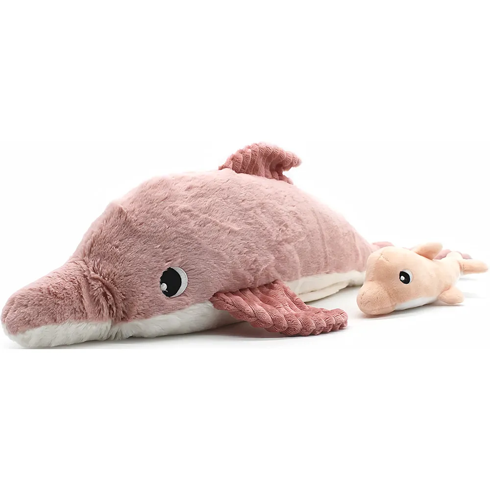 Les D�glingos Tofou die Delfin-Mama mit Baby - 54 cm