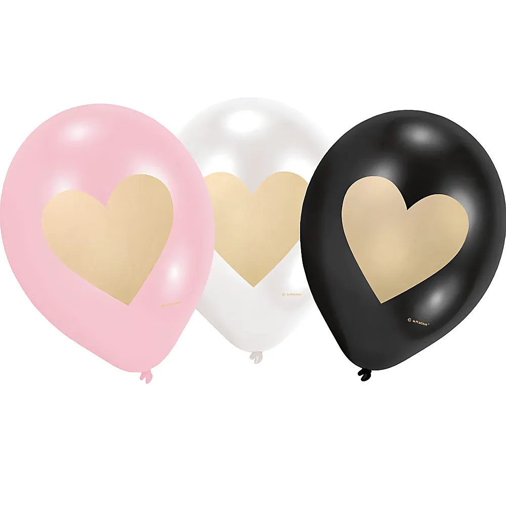 Amscan Balloons Everyday Love 6Teile