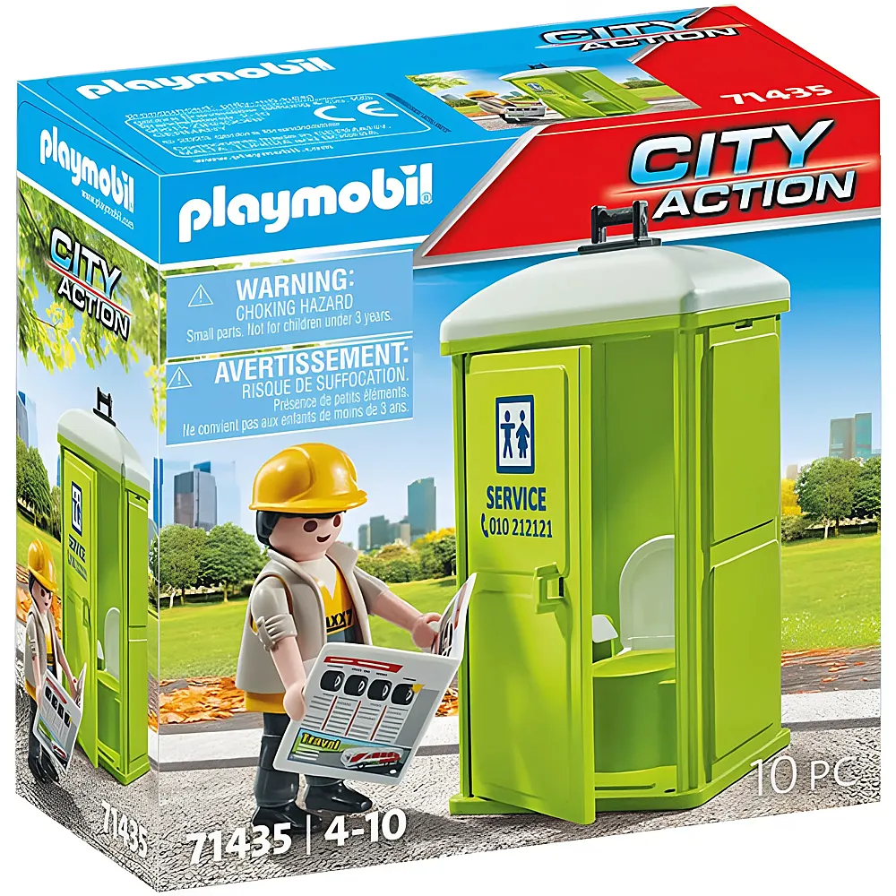 PLAYMOBIL City Action Mobile Toilette 71435