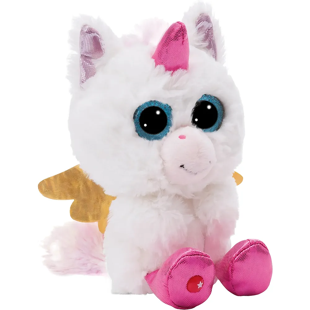 Nici Glubschis Einhorn Glowy Kaddi - 15 cm - Diverse Tiere Pl�sch