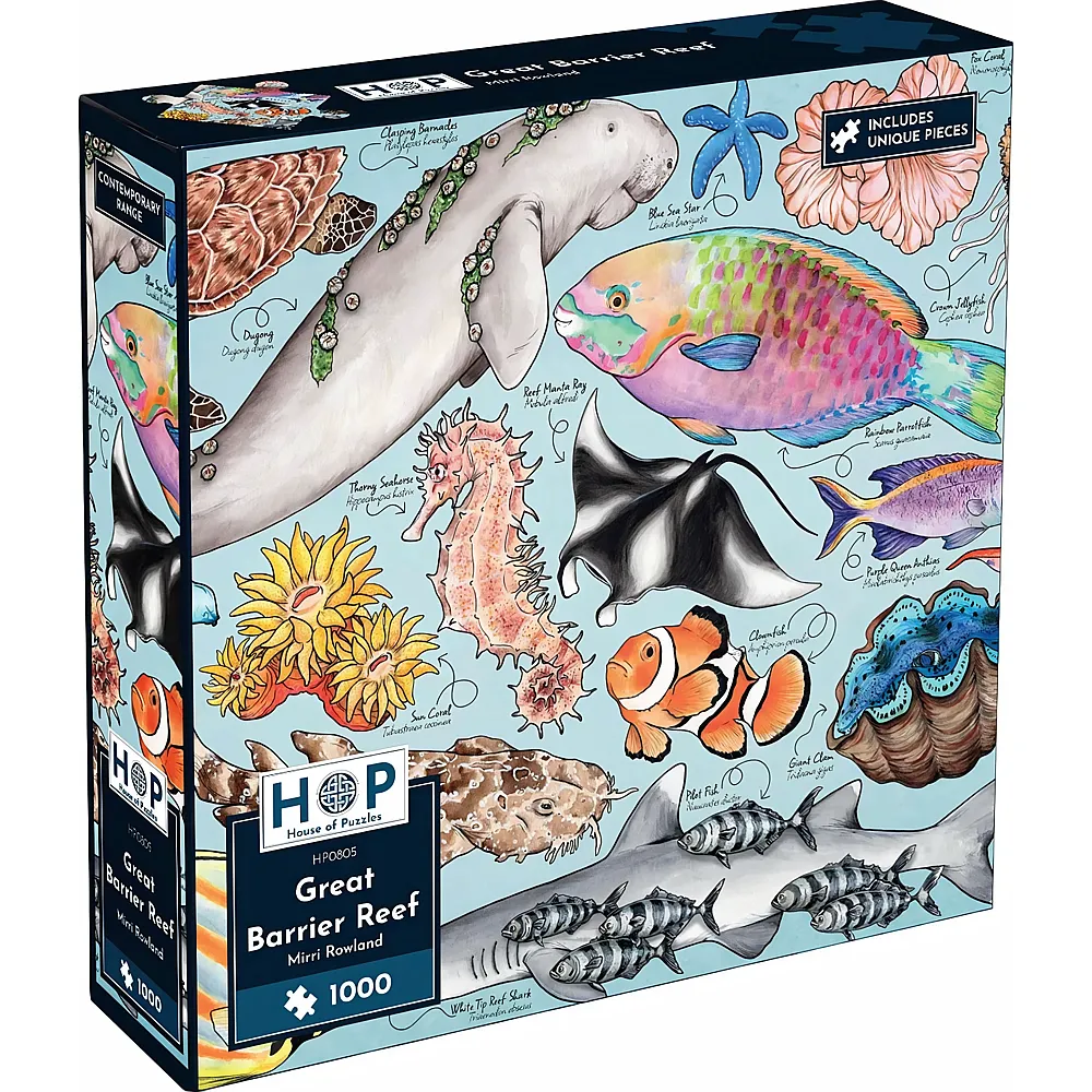HOP - House of Puzzles Puzzle 1000 Teile Great Barrier Reef
