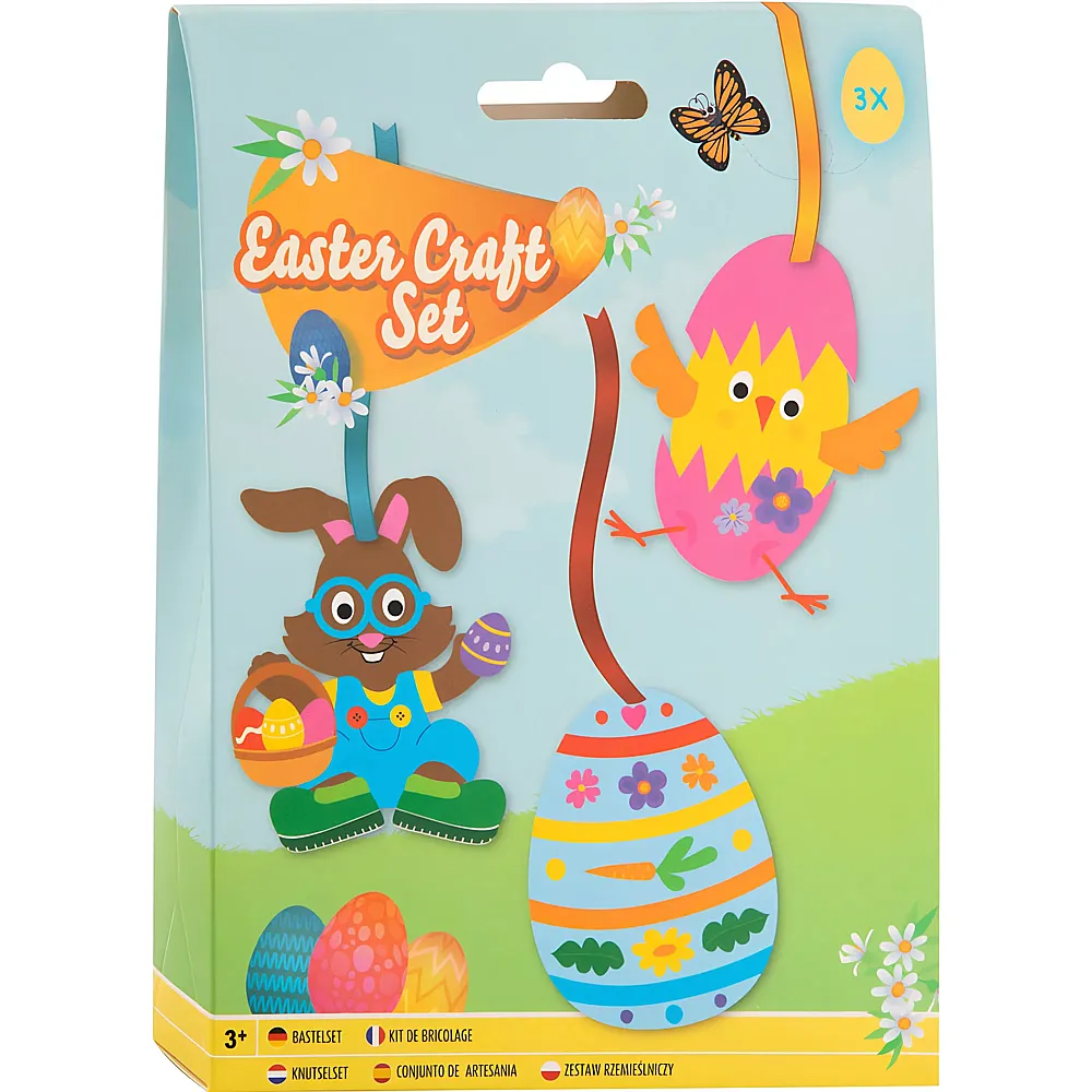 Grafix Oster-Aufh�nger-Bastelset  Hase, K�ken und Ei