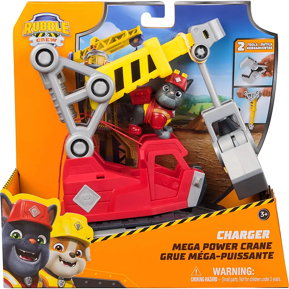 Spin Master Paw Patrol Rubble & Crew Rubble Charger's Tool Fahrzeug