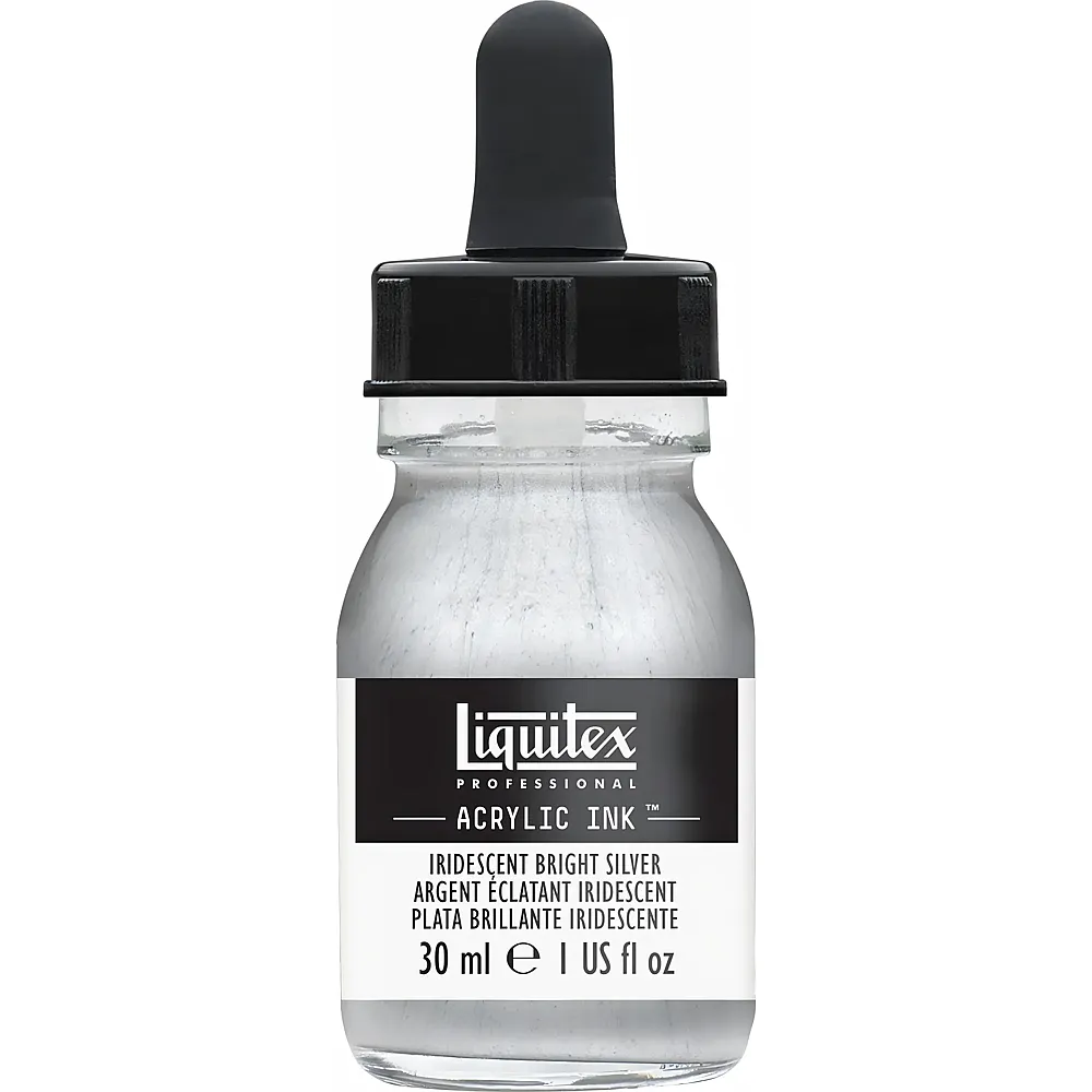 Liquitex Lqx Prof. Acrylic Ink 30ml Flasche Irisierendes Helles Silbe