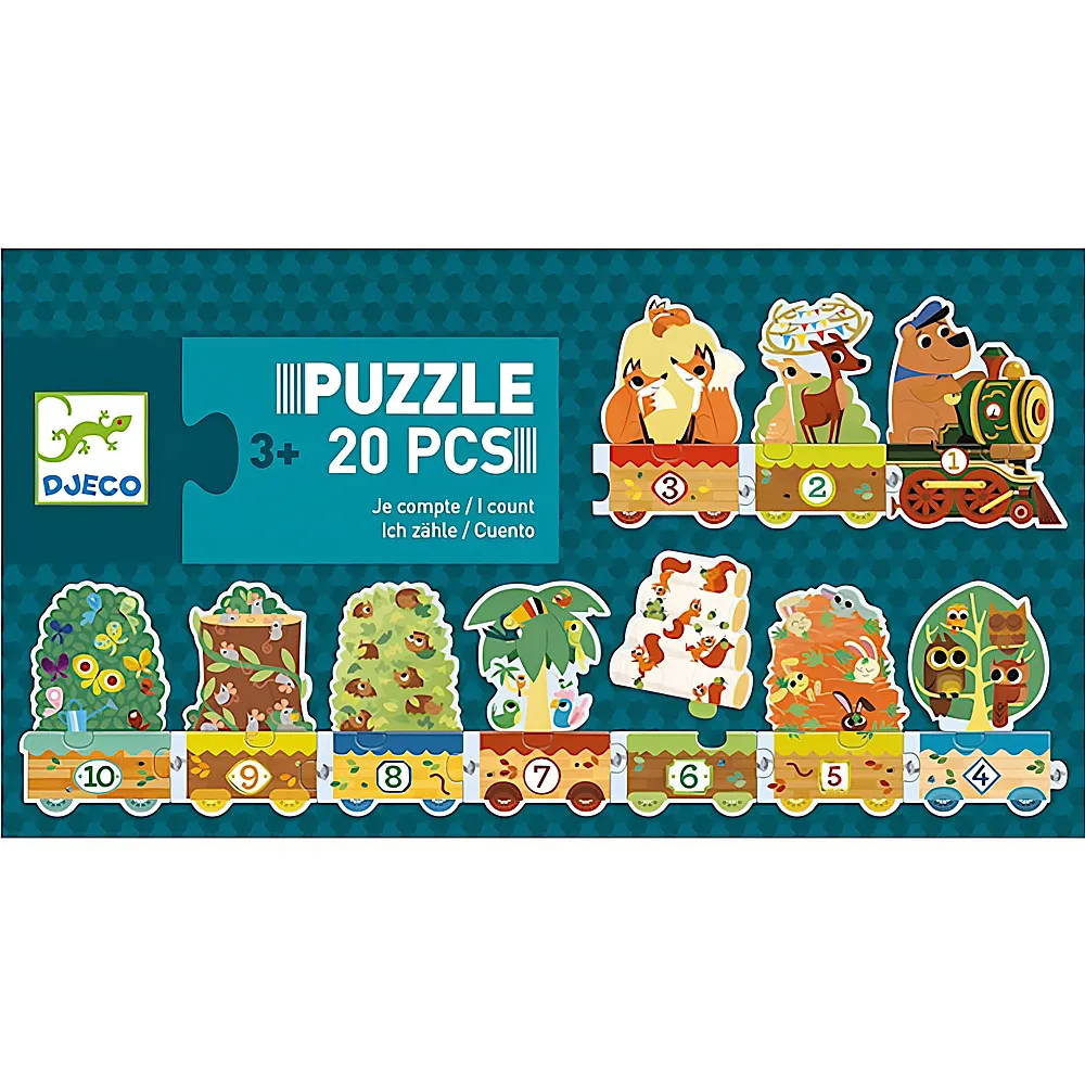 Djeco Puzzle Duo Ich zhle 20Teile