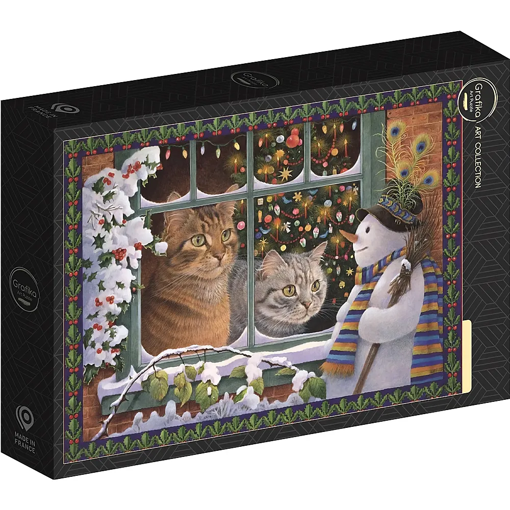 Grafika Puzzle Art Collection Megatab and Mintaka and the Snowmen 1000Teile