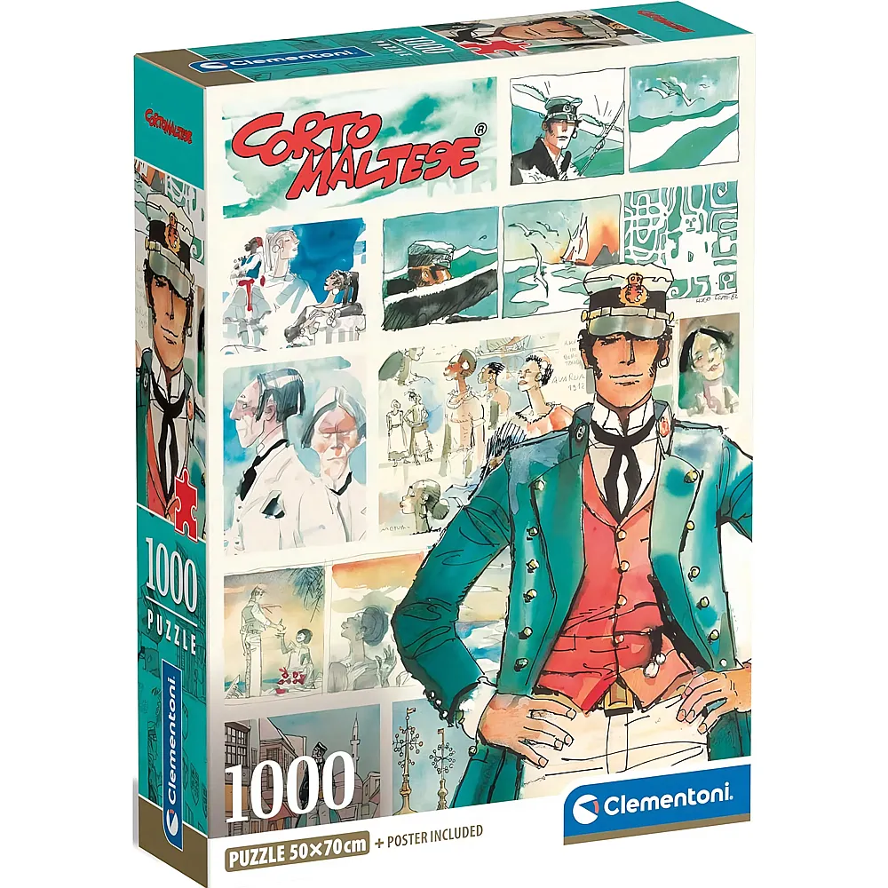 Clementoni Puzzle Corto Maltese - 1000 Teile