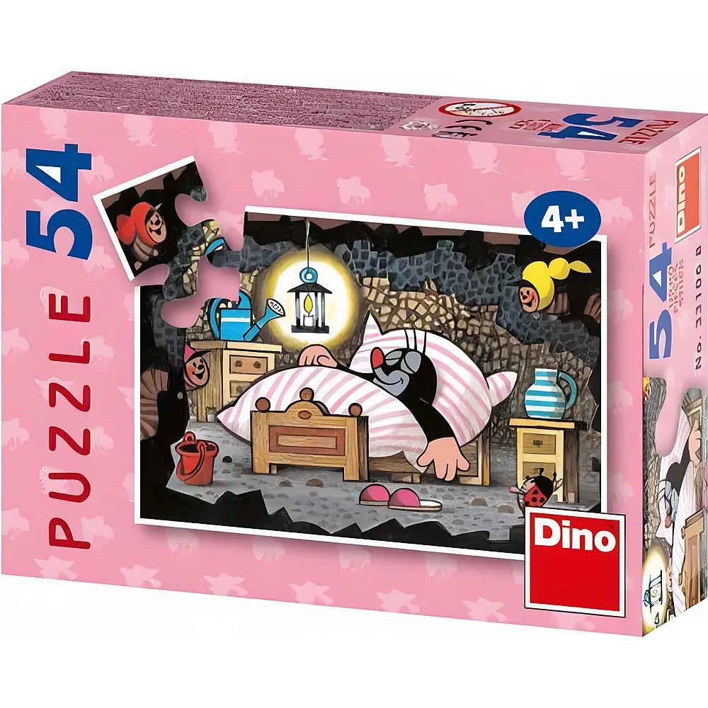 Dino Puzzle Mini-Puzzle - Der kleine Maulwurf : Im Bett