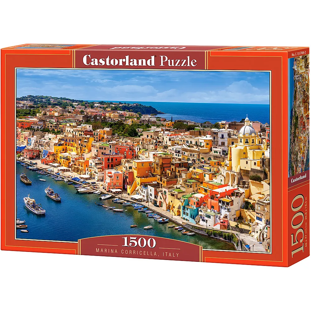 Castorland Puzzle Marina Corricella, Italien 1500Teile