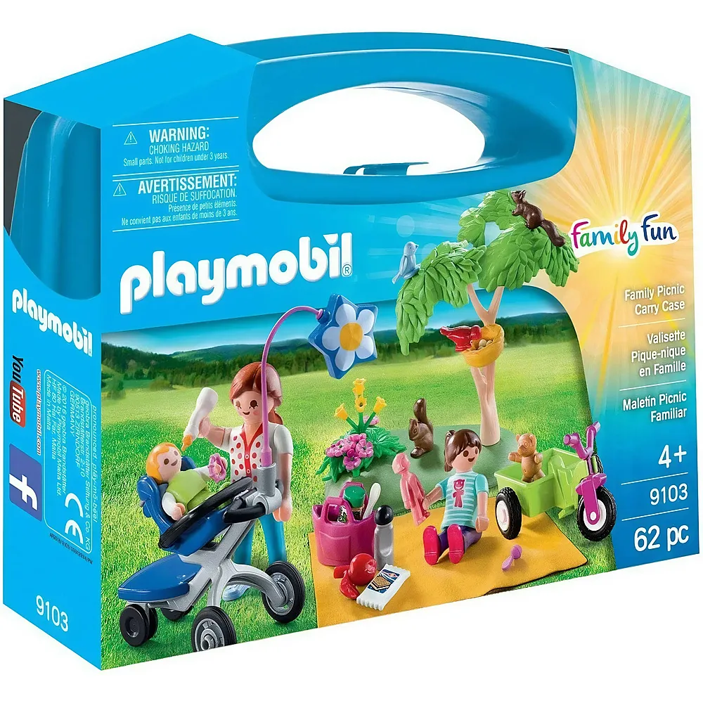 PLAYMOBIL FamilyFun Koffer Familienpicknick 9103