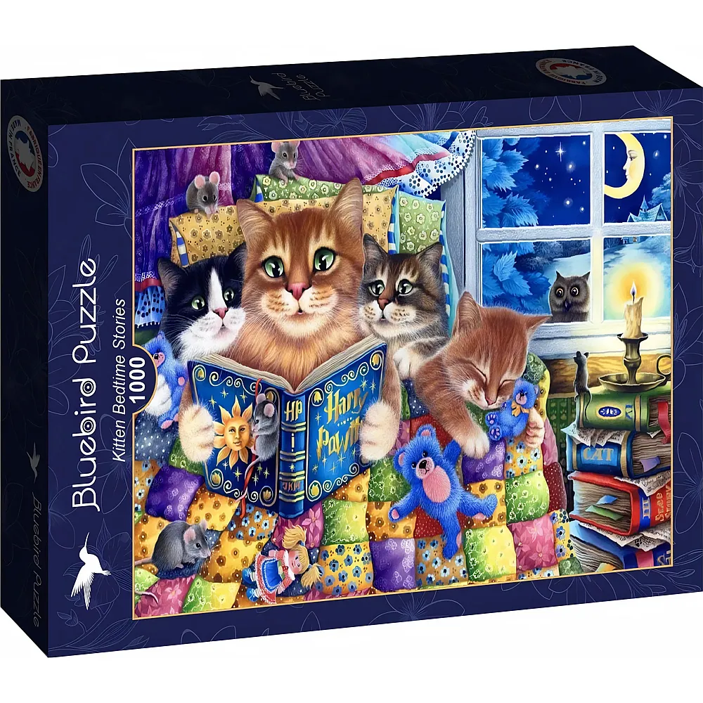Bluebird Puzzle Puzzle 1000 Teile Gutenachtgeschichten f�r K�tzchen