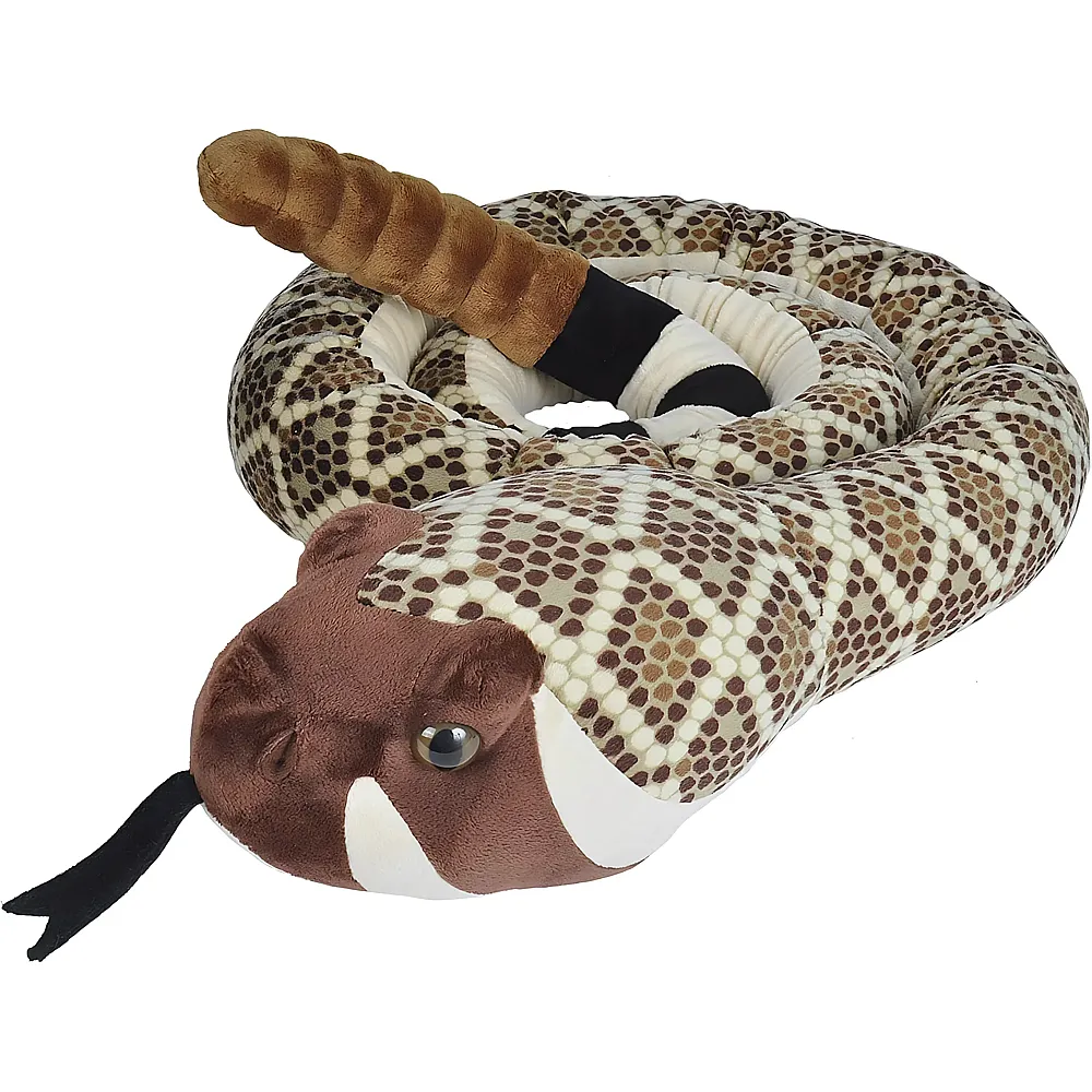 meinspielzeug - Wild Republic Snake Westliche Diamant Klapperschlange 280cm | Reptilien Pl�sch