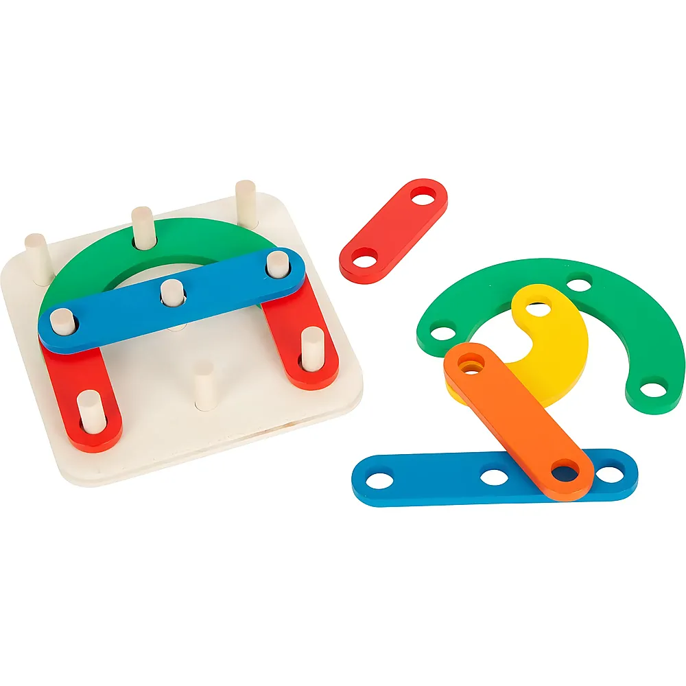 small foot Lernspiel Steckpuzzle Buchstaben und Zahlen