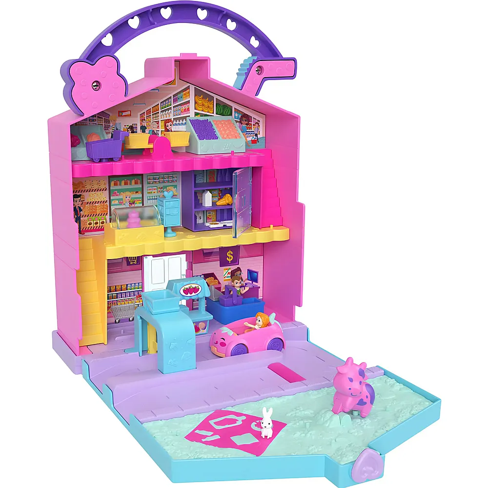 Polly Pocket Pollyville Lebensmittelmarkt