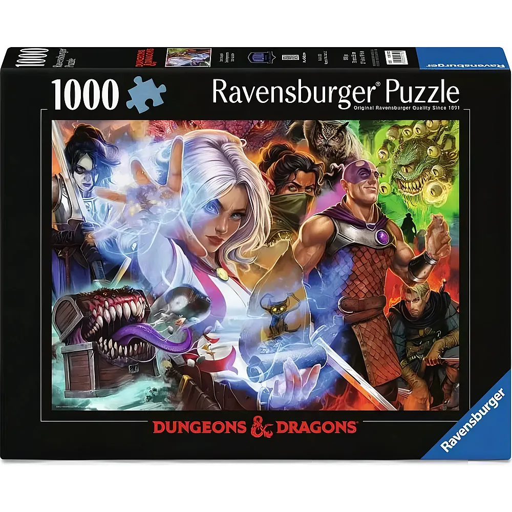 Ravensburger Puzzle Dungeons & Dragons Quest Accepted - 1000 Teile