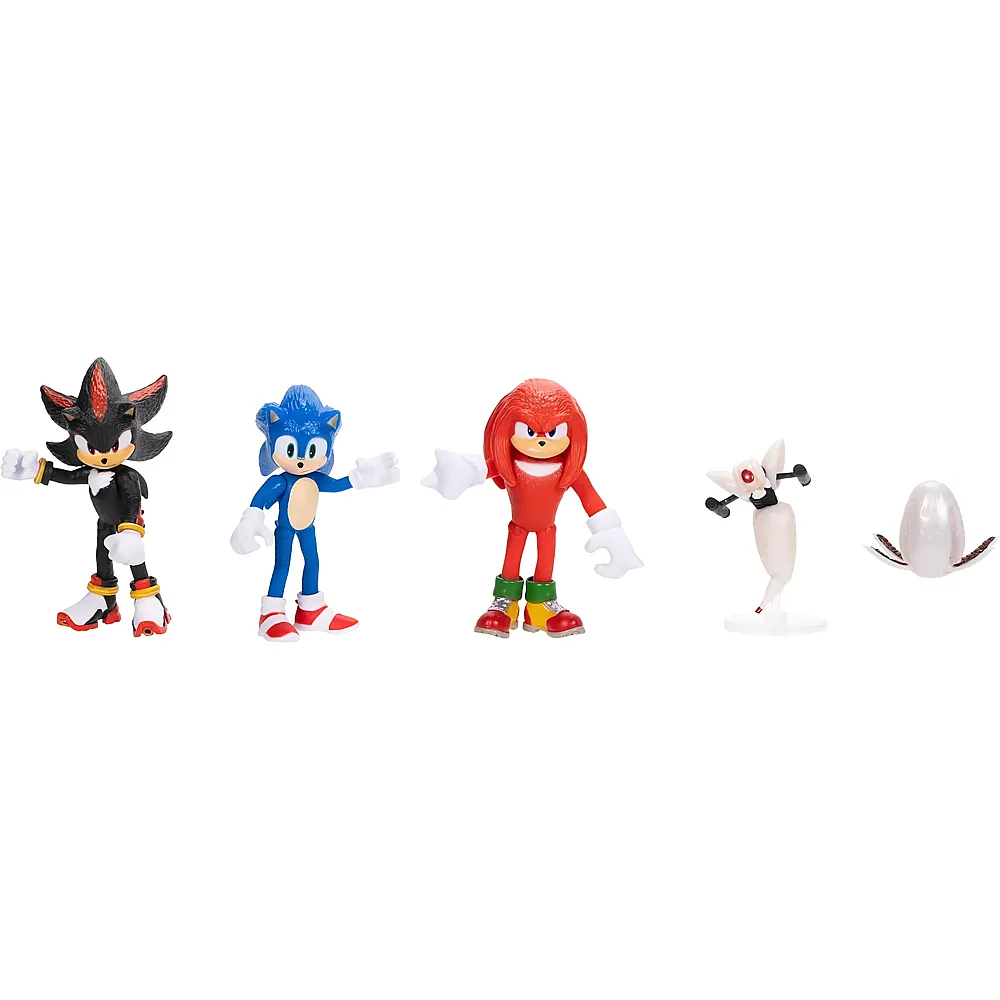 Jakks Pacific Sonic 3 Movie 6 cm Actionfiguren Multipack