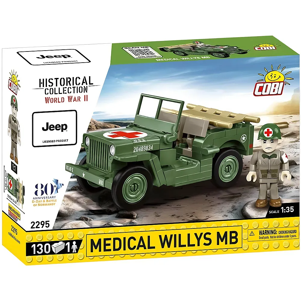 COBI Historical Collection Jeep Medical Willys MB 2295
