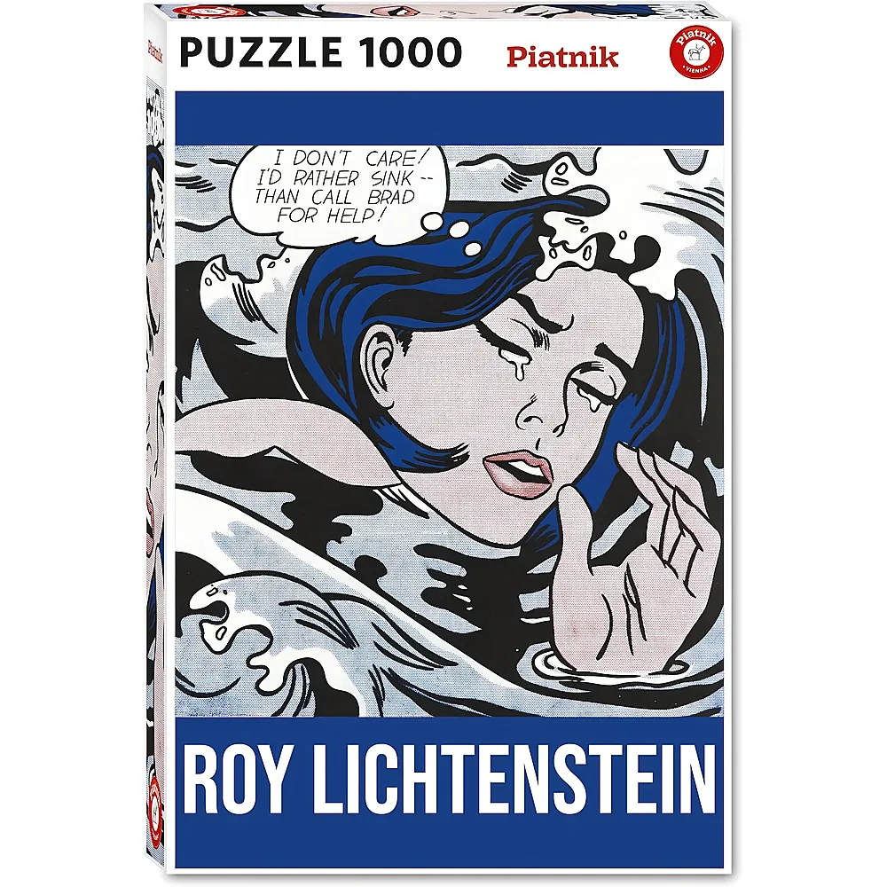 Piatnik Puzzle Lichtenstein Drowning Girl - 1000 Teile