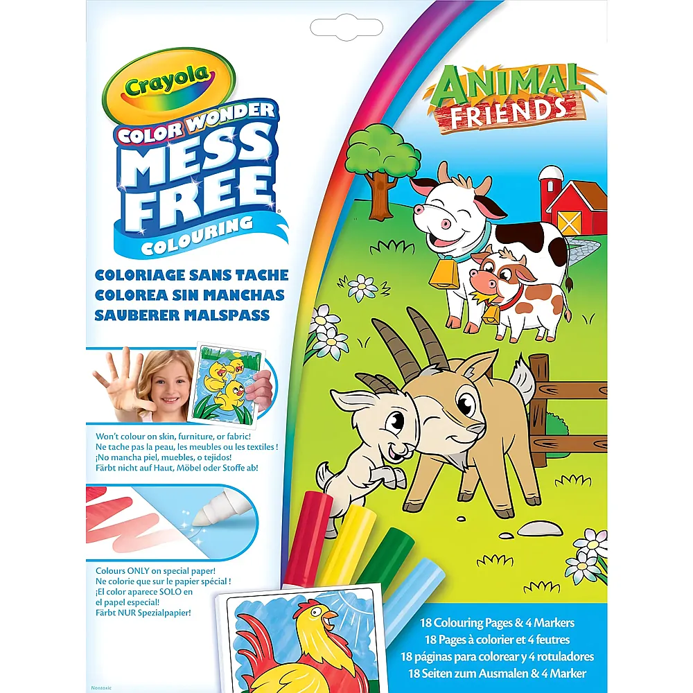 meinspielzeug - Crayola Color Wonder Malset Tierische Freunde | Malsets
