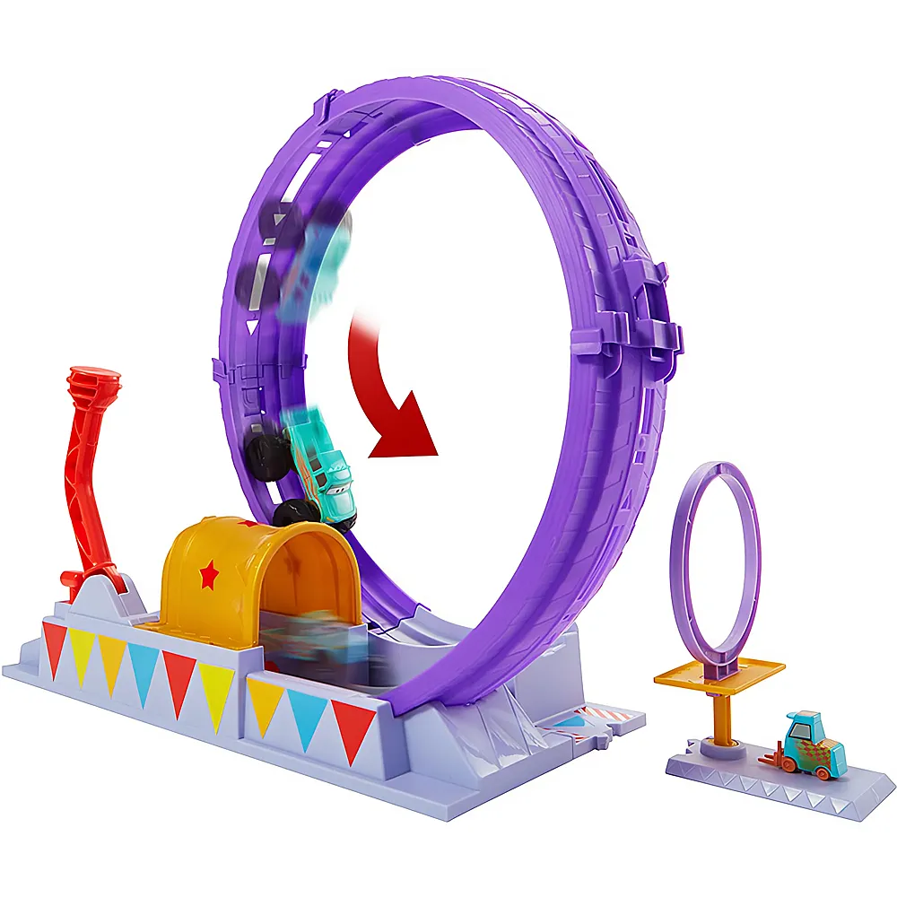 Mattel Disney Cars Showtime Loop Playset Circus 1:55