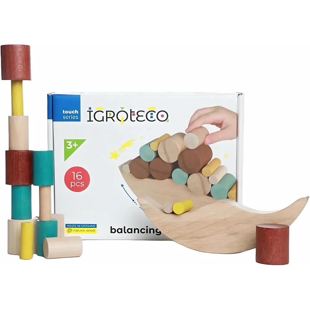 Creatif Wood Jeu D'equilibre Lune 16pcs