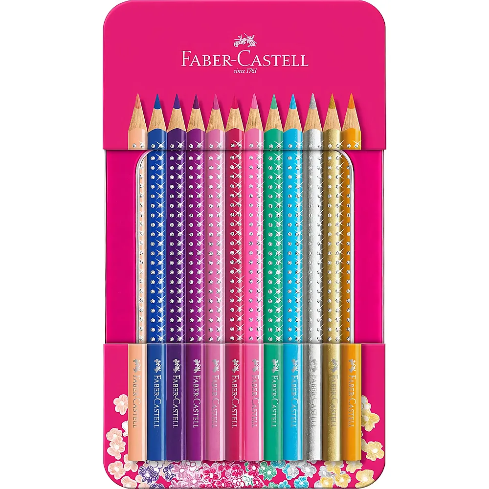 Faber-Castell Buntstifte Set Sparkle - 12 Teile