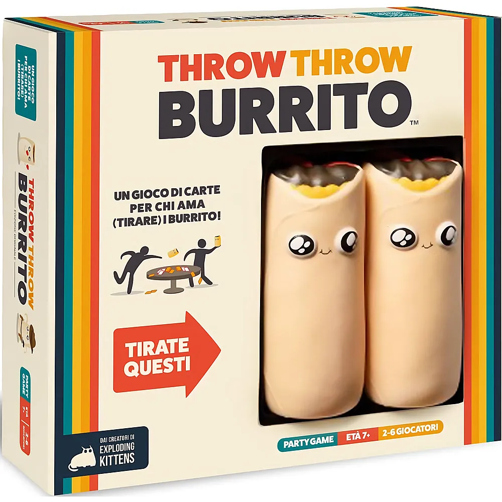 Exploding Kittens Throw Throw Burrito IT