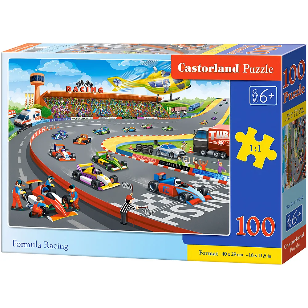Castorland Puzzle Formula Racing - 100 Teile