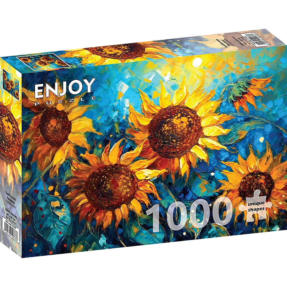 Enjoy Puzzle Sunflowers Reunion - 1000 Teile