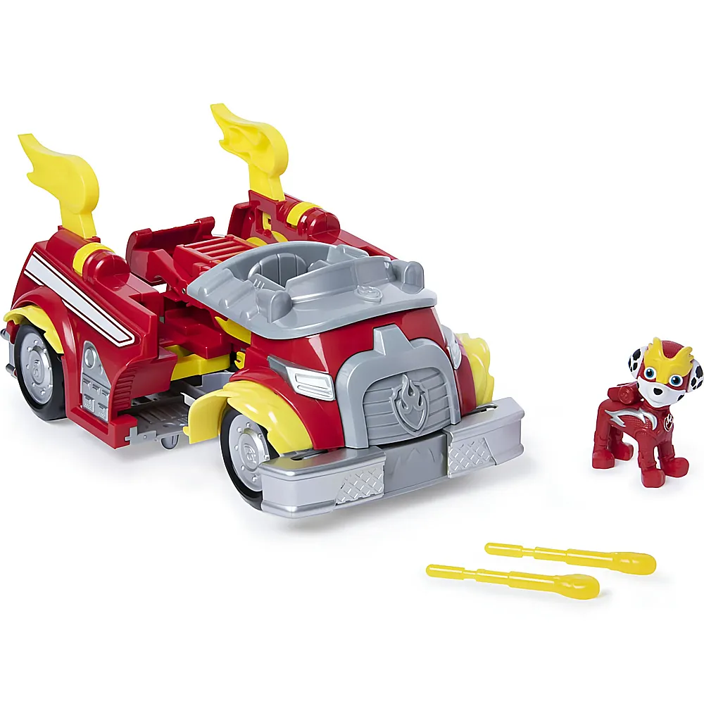 Spin Master Mighty Pups Paw Patrol Marshall's Powered Up Firetruck