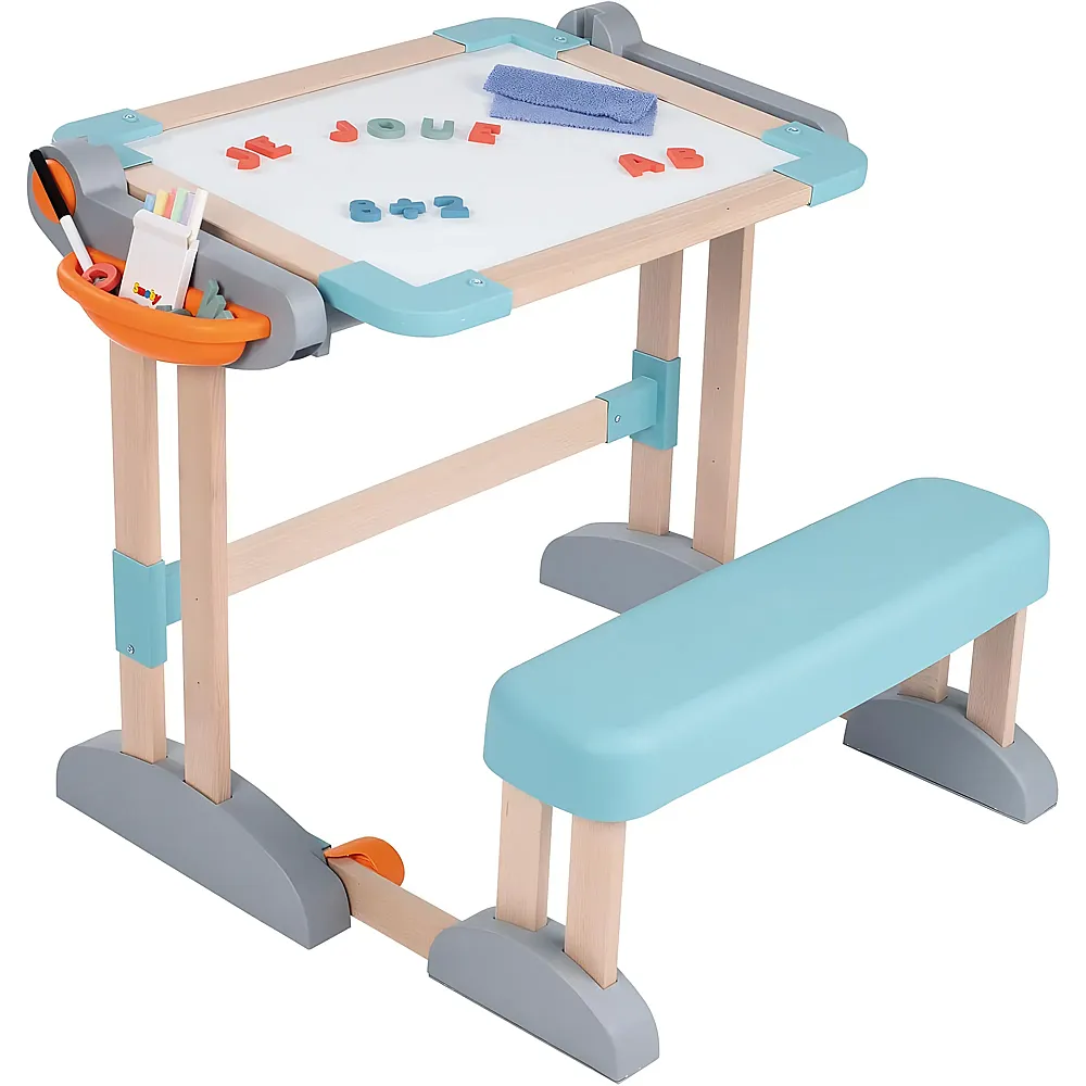 Smoby 2in1 Holzschchreibtisch