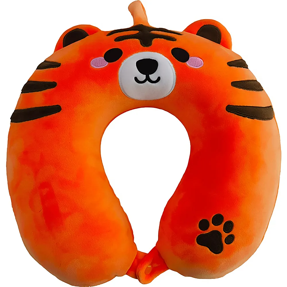 Puckator Pl�sch-Reisekissen Tiger 2 in 1