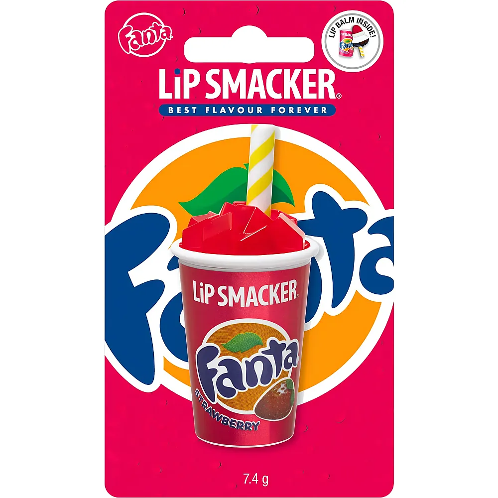 Lip Smacker Lippenpflegestift Cup Fanta-Erdbeer