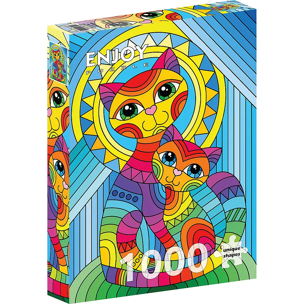 Enjoy Puzzle Inseparable Cat and Kitten - 1000 Teile