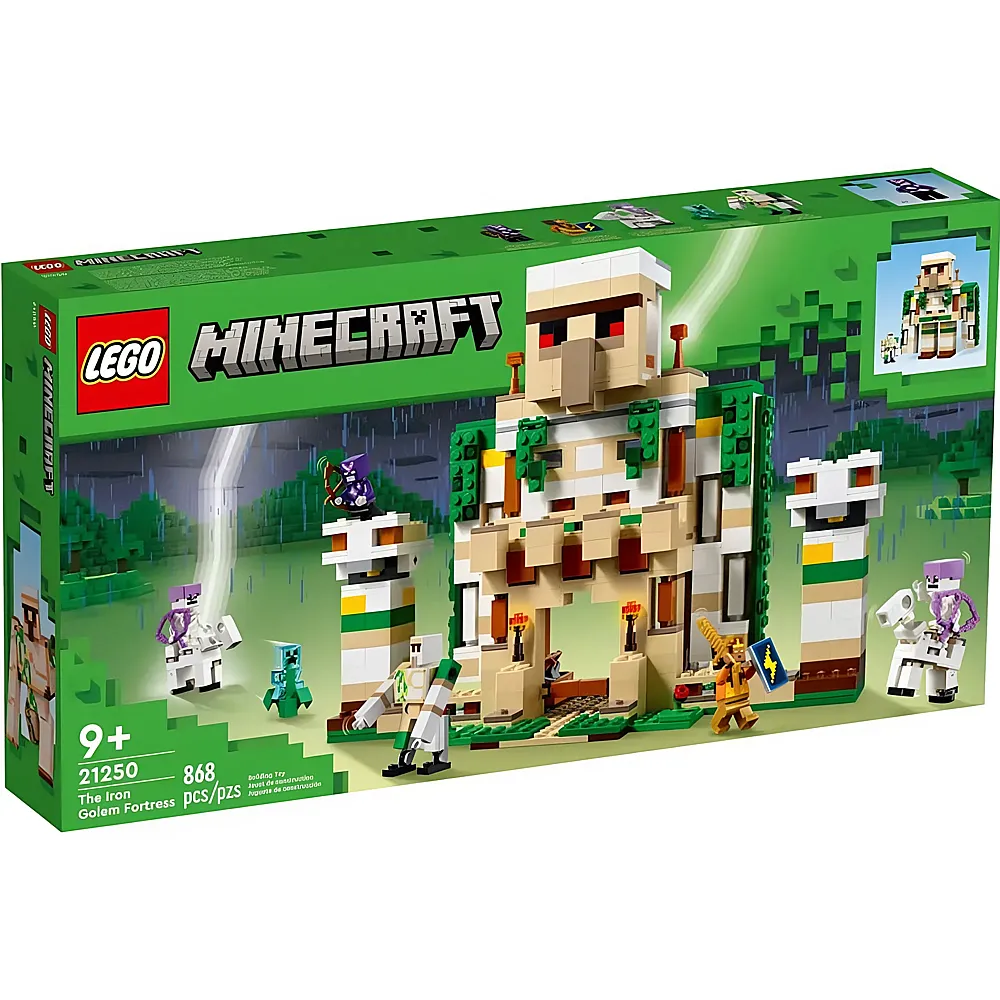 LEGO Minecraft Die Eisengolem-Festung 21250