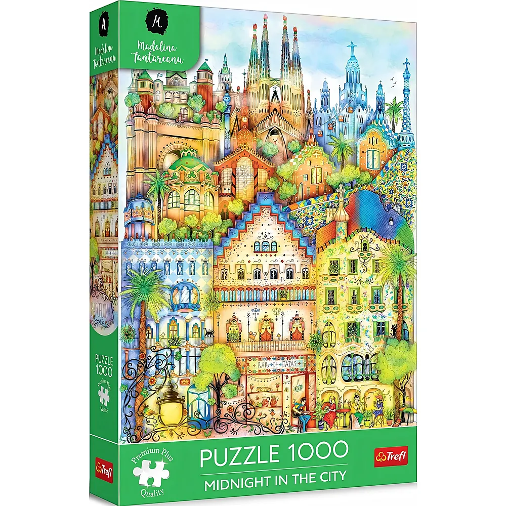 Trefl Puzzle Mitternacht in Barcelona - 1000 Teile