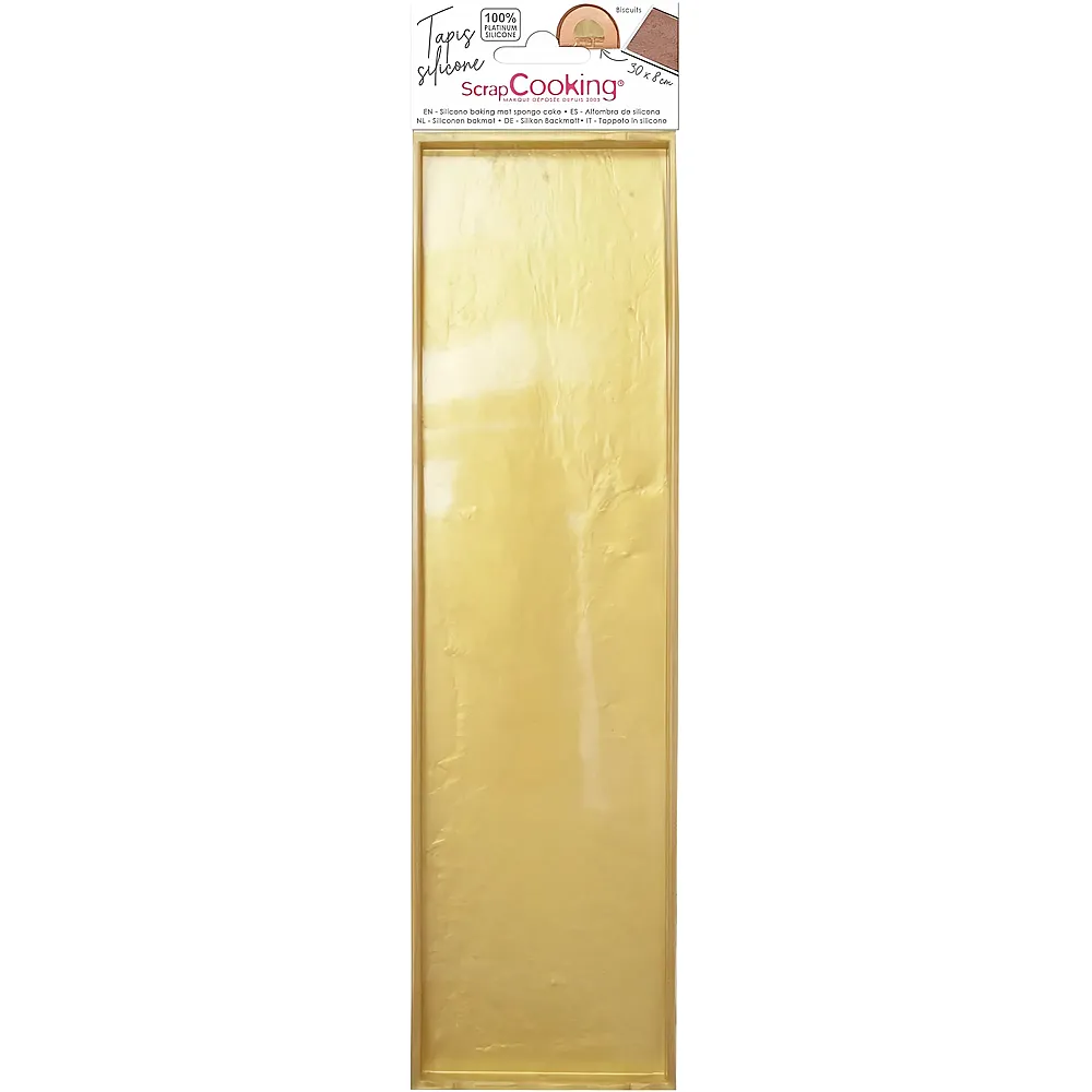 ScrapCooking Silikon-Backmatte mit Rand