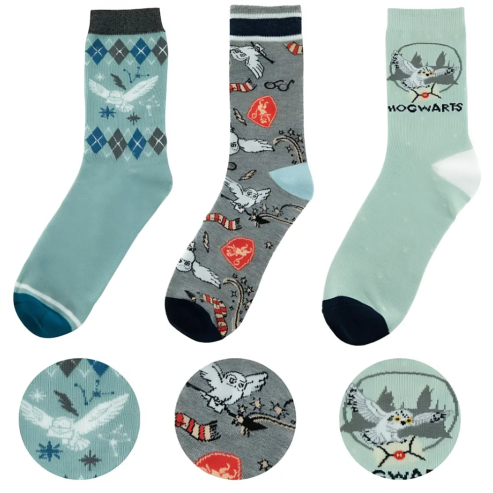 Cinereplicas Harry Potter: Hedwig Socken 3 St�ck