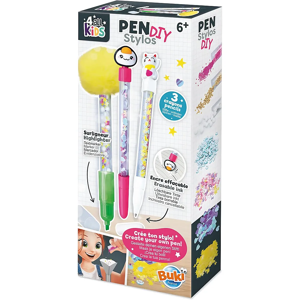Buki Diy-stift - Kawaii