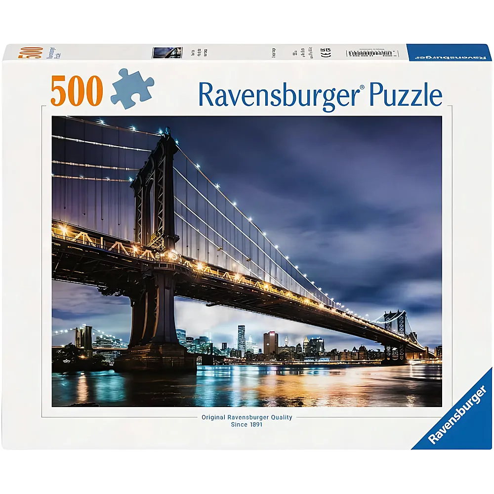 Ravensburger Puzzle New York - die Stadt, die niemals schl�ft - 500 Teile