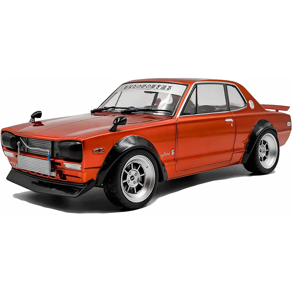 Solido 1:18 Nissan Skyline C10 Hakosuka Works 1970 Orange Metallic