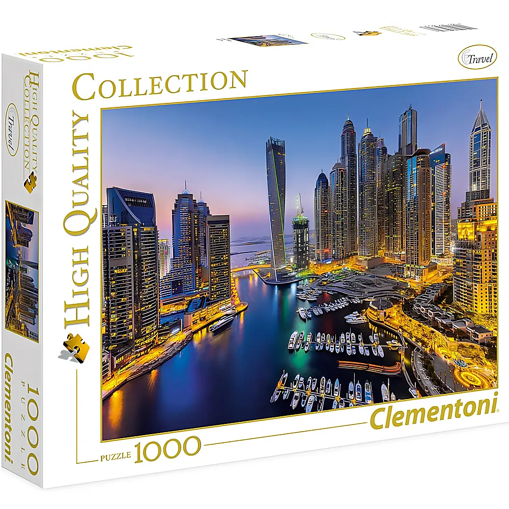 Clementoni Puzzle High Quality Collection Dubai 1000Teile