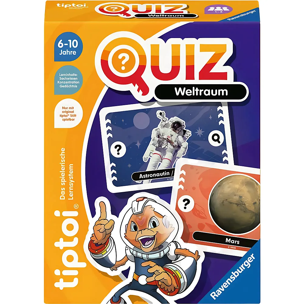 Ravensburger tiptoi Quiz Weltraum