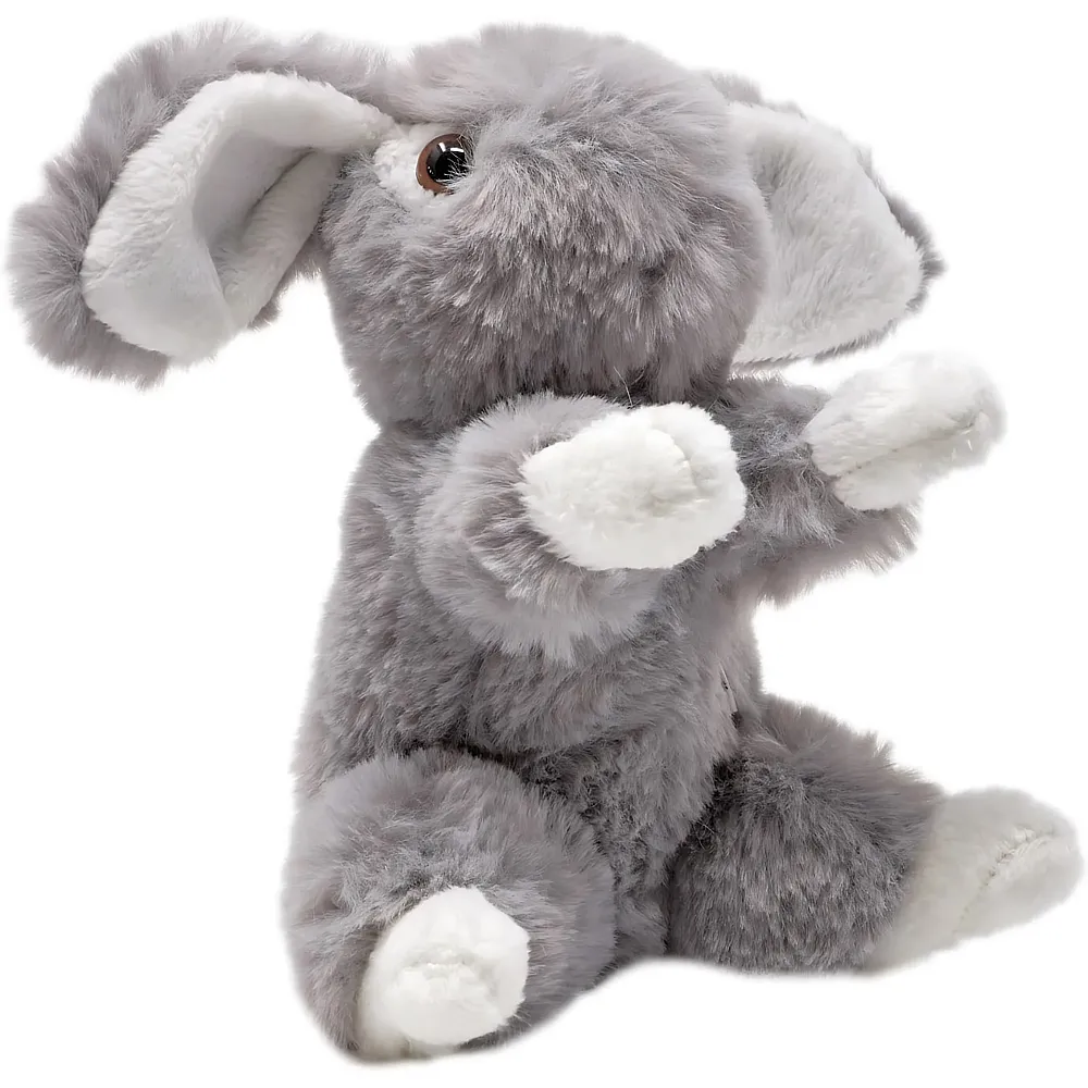 Mollis Kuschelhase Grau - 16 cm