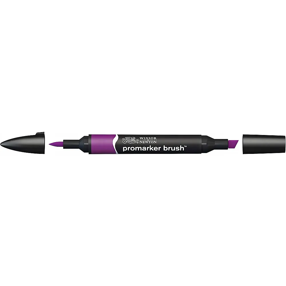 meinspielzeug - Winsor & Newton Promarker Brush mit 2 Spitzen Pflaume | Farbe & Kreide