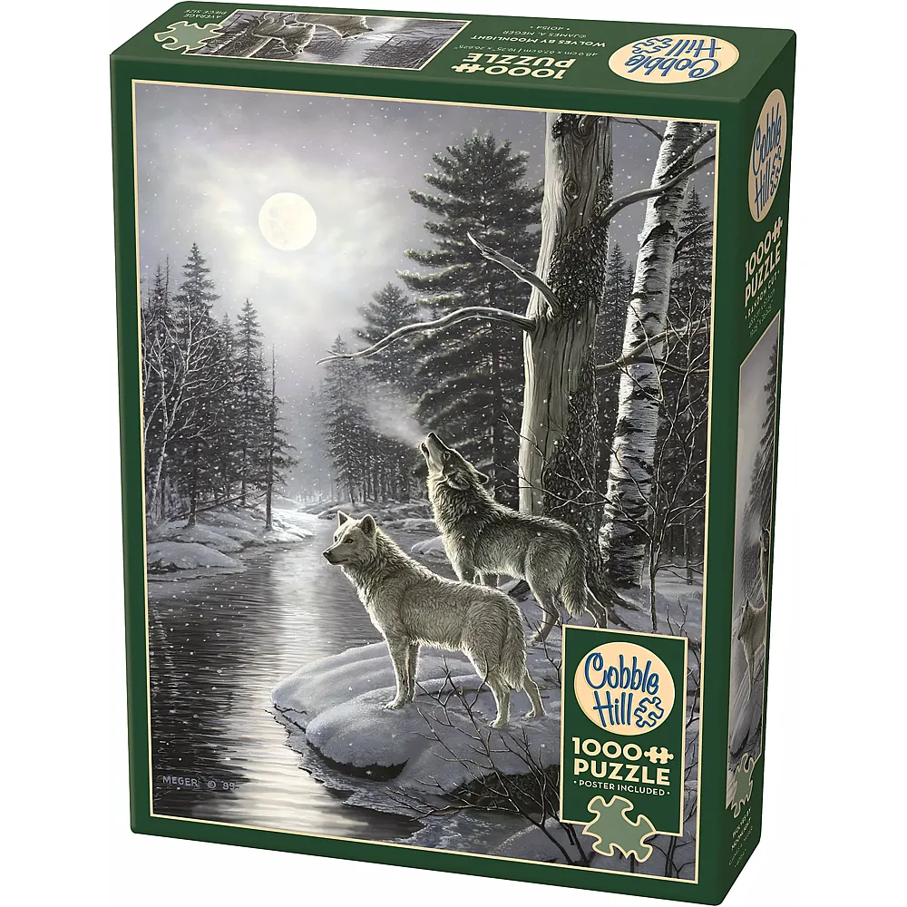 Cobble Hill Puzzle W�lfe im Mondschein - 1000 Teile
