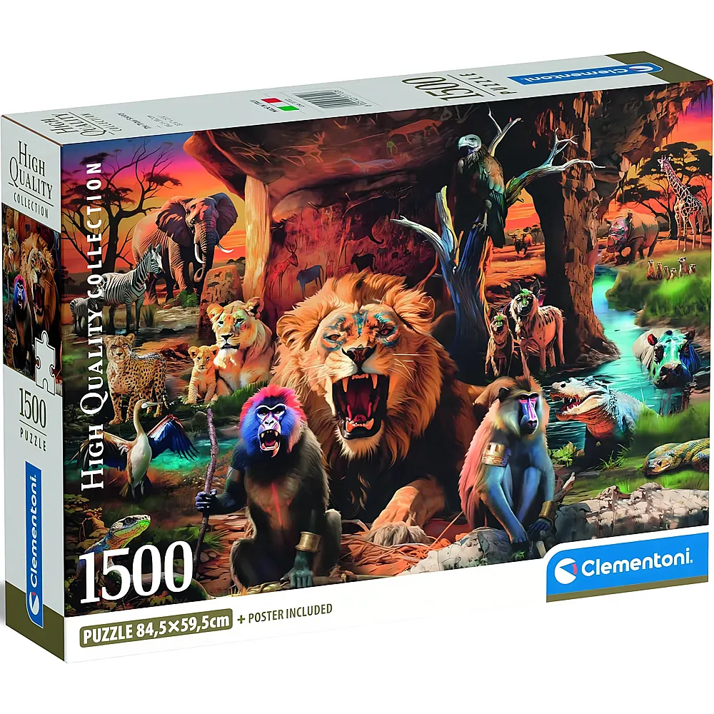 Clementoni Puzzle High Quality Collection Die Stammesgesellschaft 1500Teile